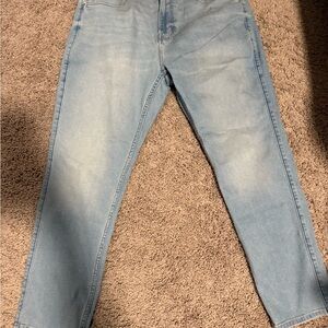 Hollister Men's Slim Jeans in Light Blue